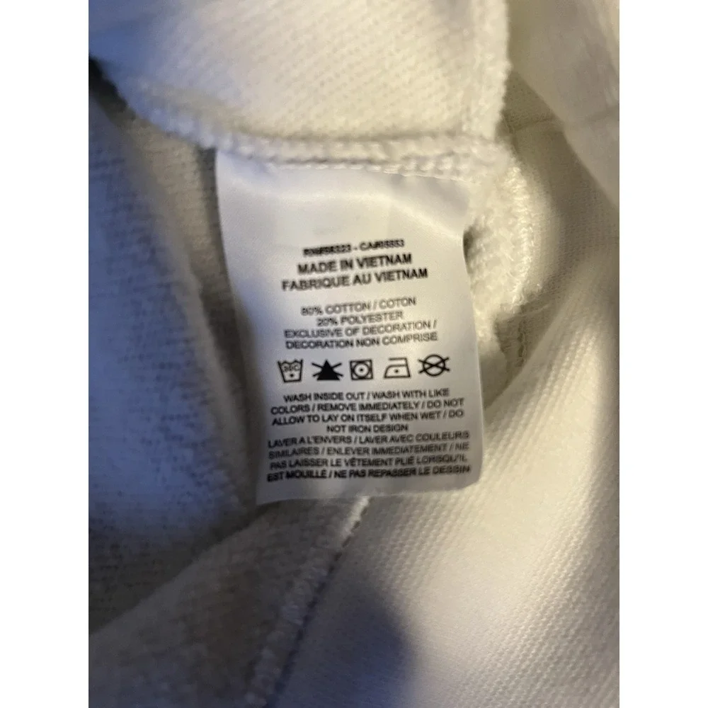 Nike Swoosh Pullover Sweatshirt Men's Size Xl White Crew Long Sleeve DJ0465-100